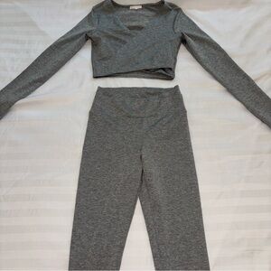 ❤️ GB. Leggings and Ballet Wrap Top Set